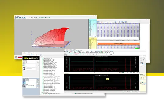 ECM Titanium mit Kennfeld-Ansichten