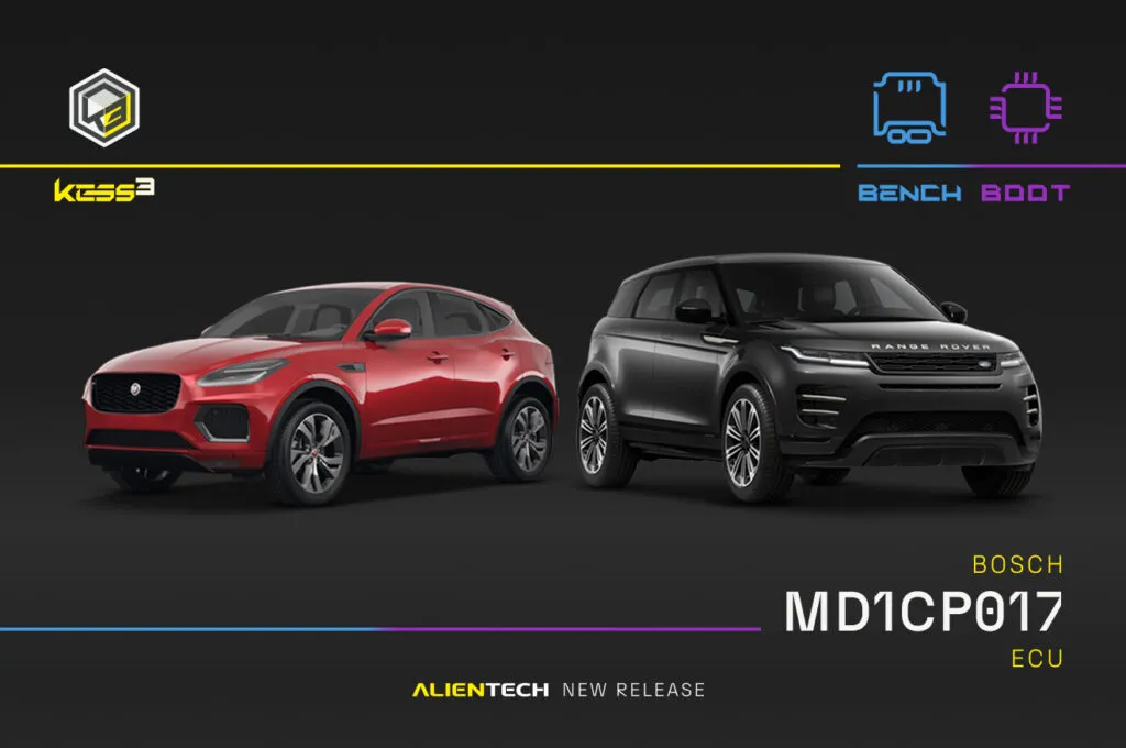 Neue BENCH- und BOOT-Unlock-Protokolle für Bosch MD1CP017 „Locked“-Steuergeräte – Jaguar und Land Rover